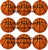 Basketball wall stickers