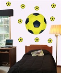 Soccer Ball wall Decals Room