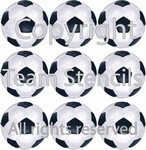 Soccer Ball Accent  Pack wall stickers