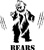 Bear logo stencil