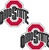 Ohio State logo decals two pack